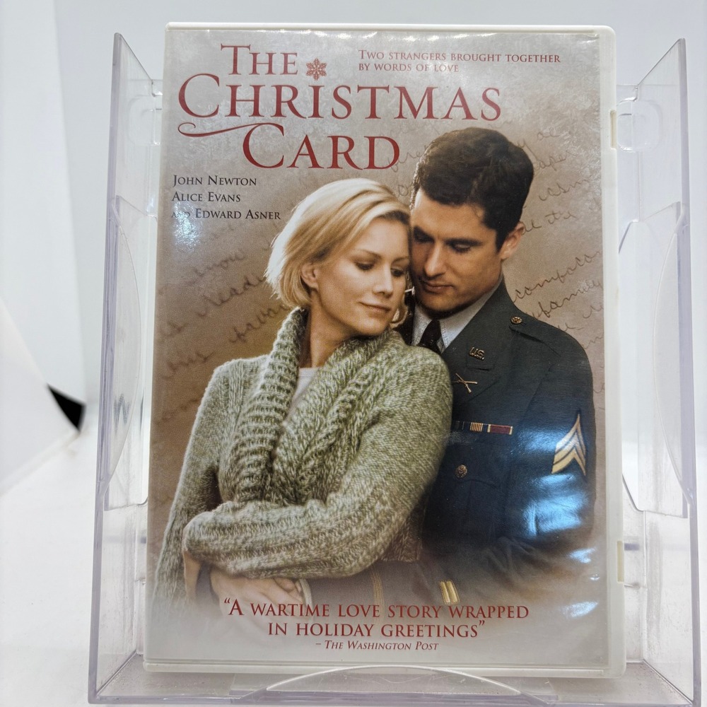 The Christmas Card DVD Hallmark Channel Movie John Newton Alice Evans Ed Asner